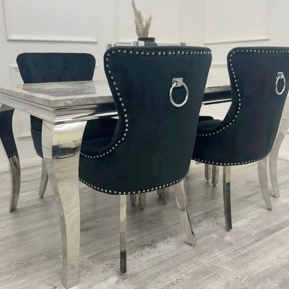 Denmark 1.8M Marble Dining Set
