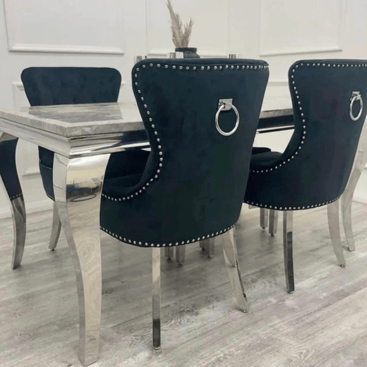 Denmark 1.8M Marble Dining Set