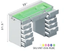 VANITII Eva Vanity Desk