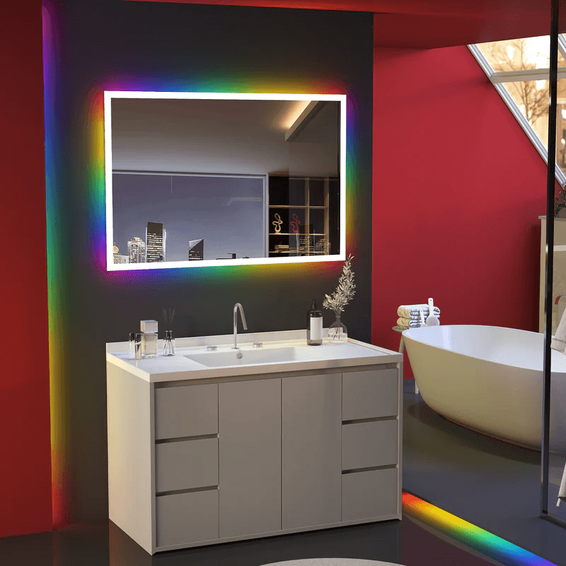 RGB Led Lighting Bathroom Mirror