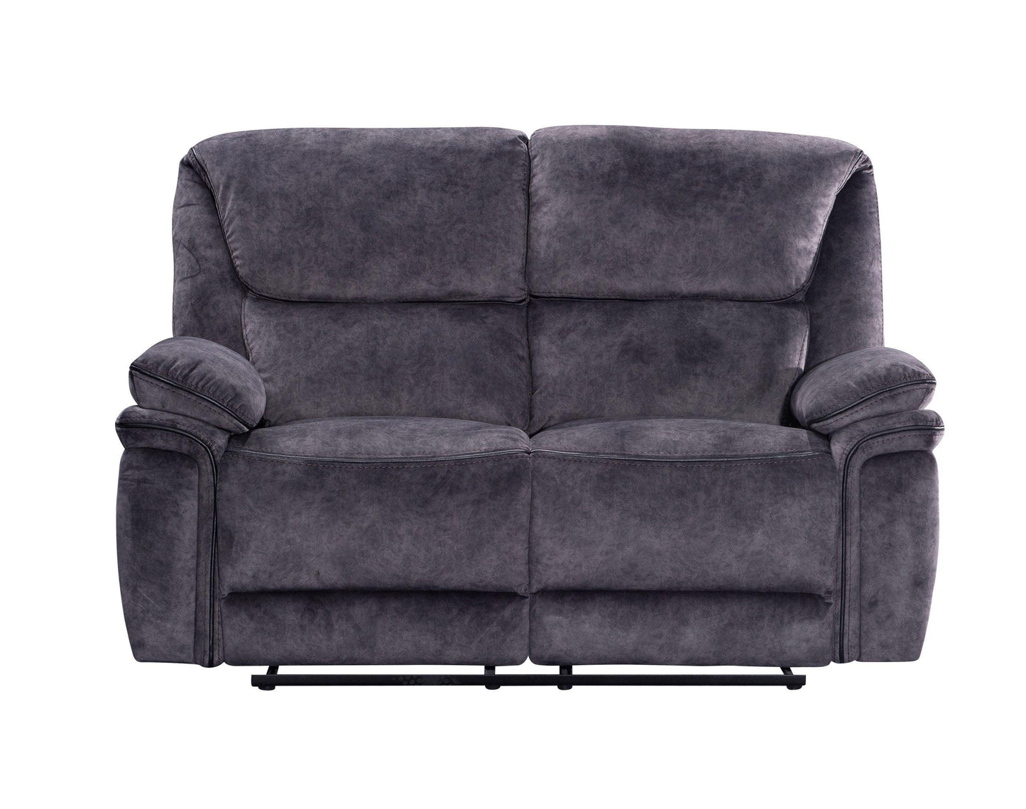 Milano Suede Fabric Manual Recliners Sofa