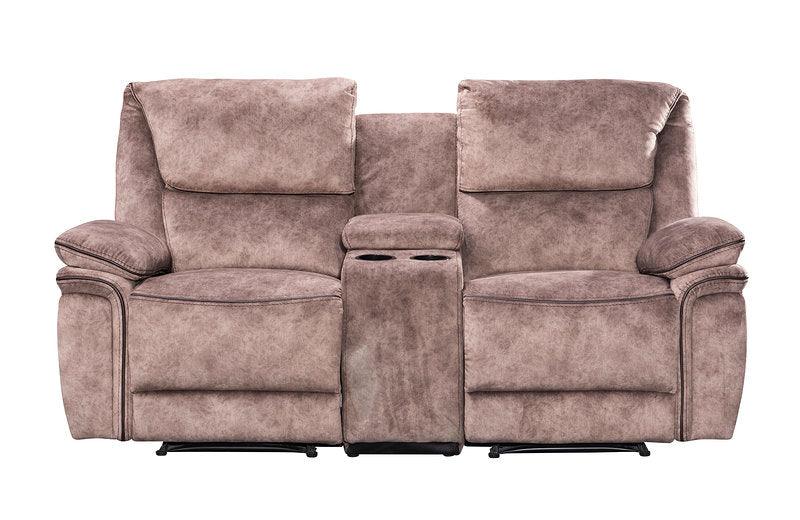 Milano Suede Fabric Manual Recliners Sofa