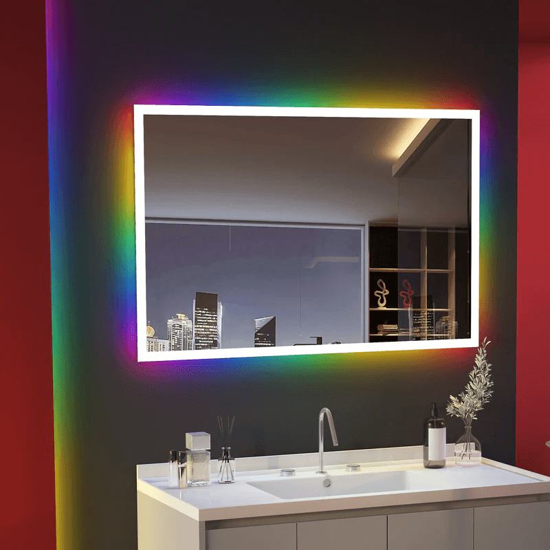 RGB Led Lighting Bathroom Mirror