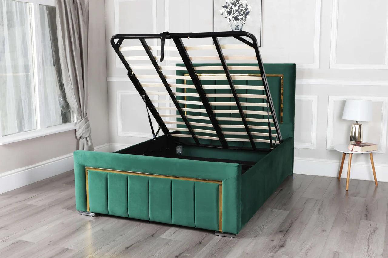 Ashley Vertical Golf Panel Slim Line Storage Bed