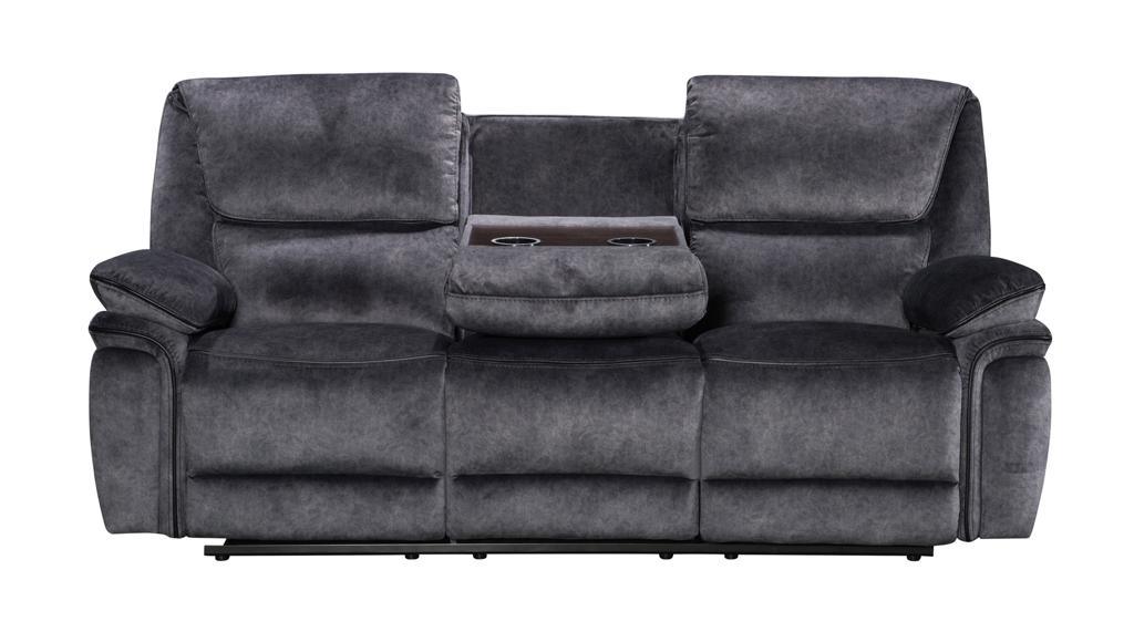 Milano Suede Fabric Manual Recliners Sofa