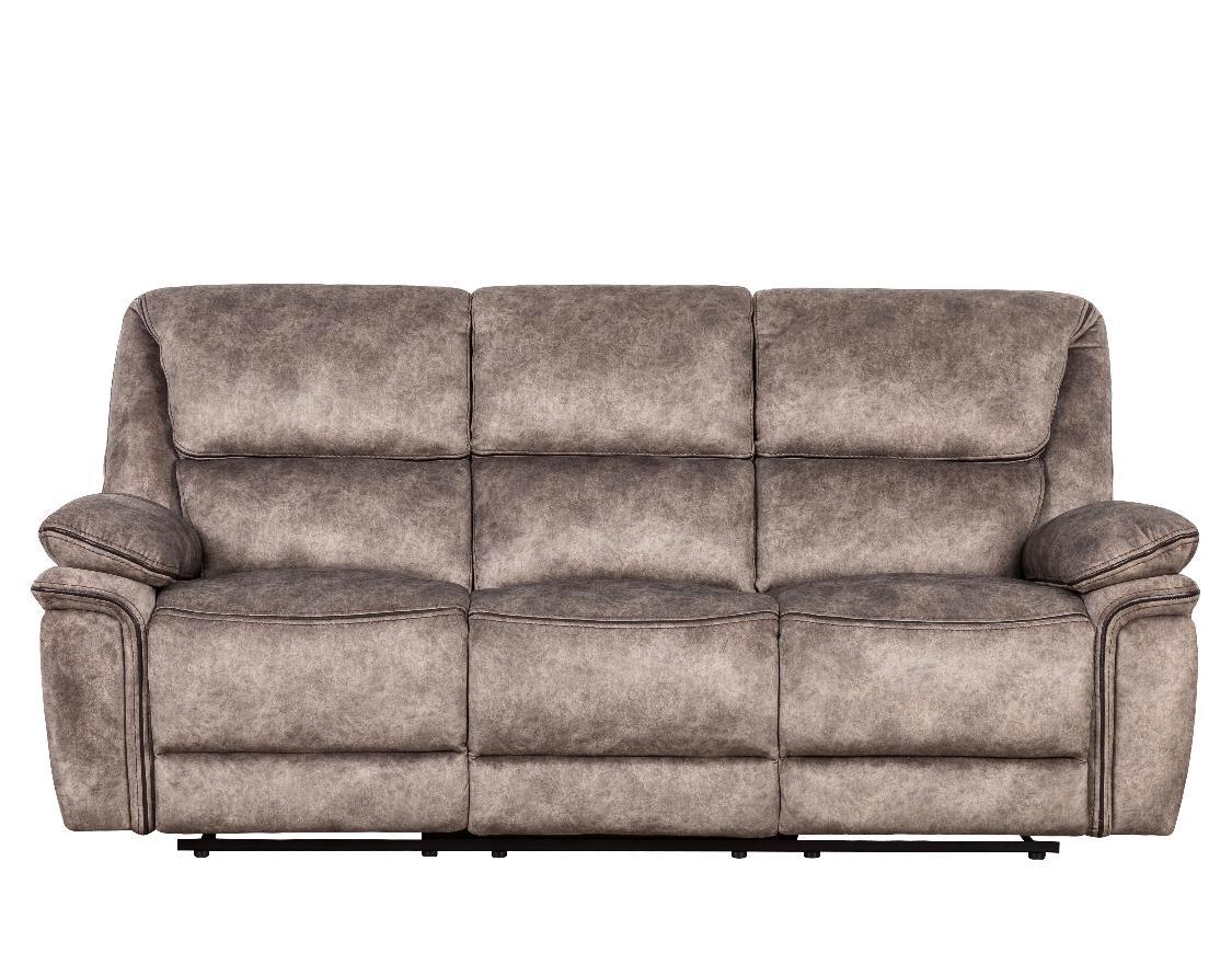 Milano Suede Fabric Manual Recliners Sofa