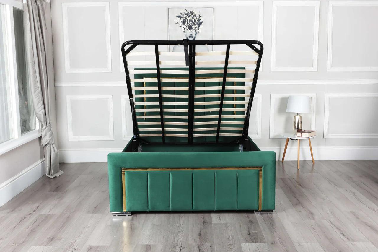 Ashley Vertical Golf Panel Slim Line Storage Bed