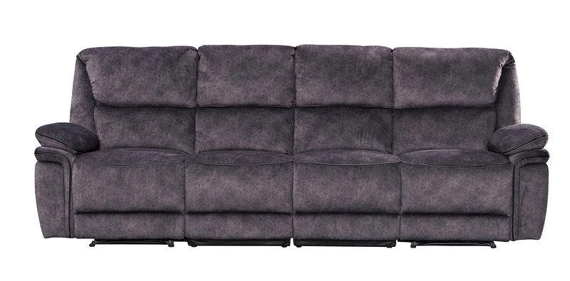 Milano Suede Fabric Manual Recliners Sofa