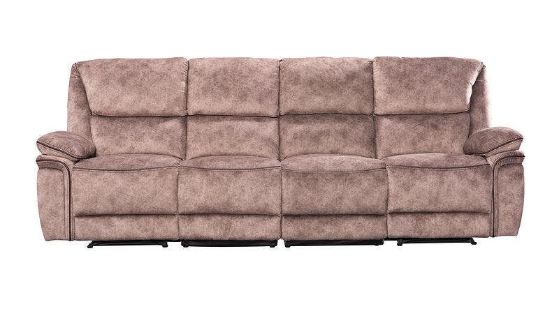 Milano Suede Fabric Manual Recliners Sofa