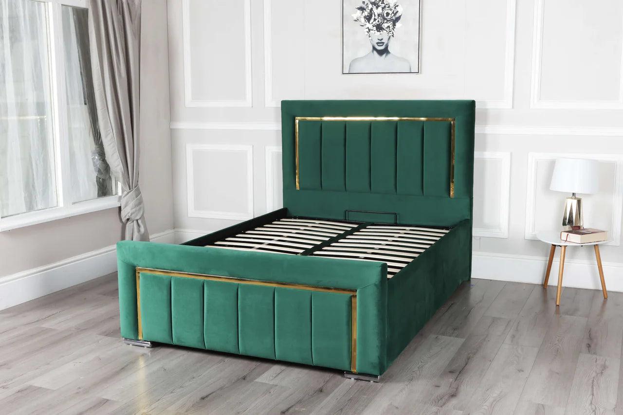 Ashley Vertical Golf Panel Slim Line Storage Bed