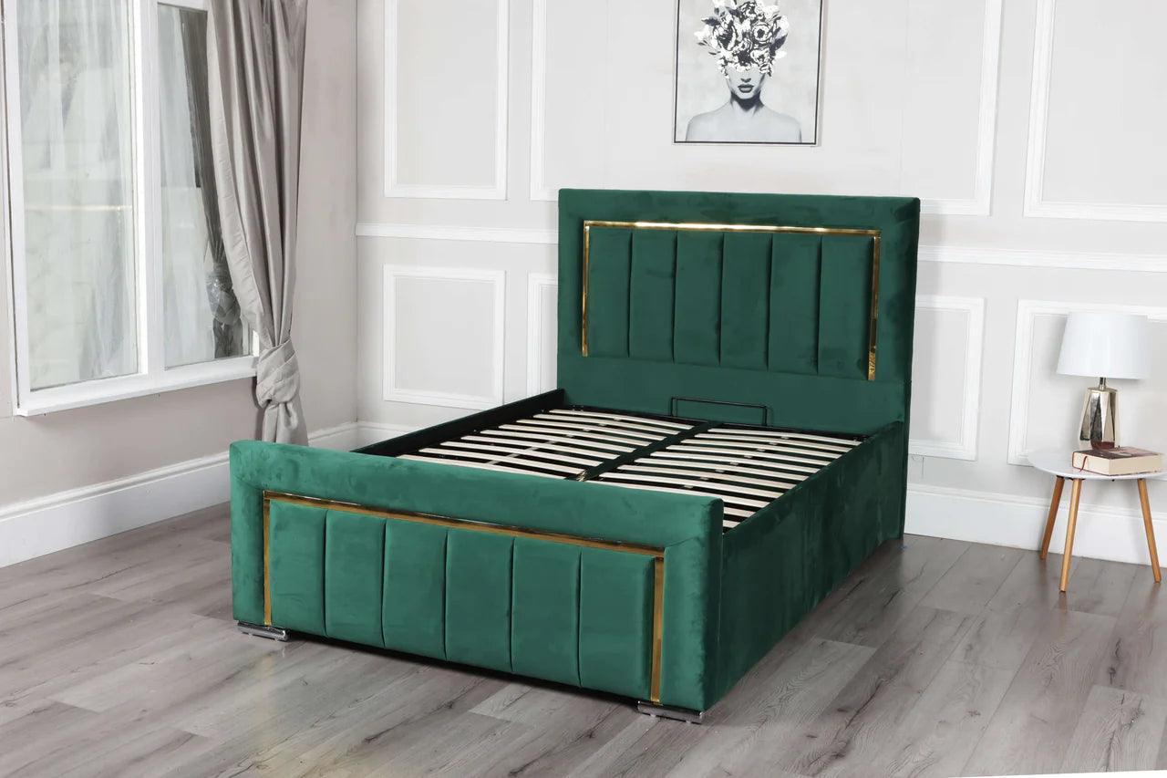 Ashley Vertical Golf Panel Slim Line Storage Bed