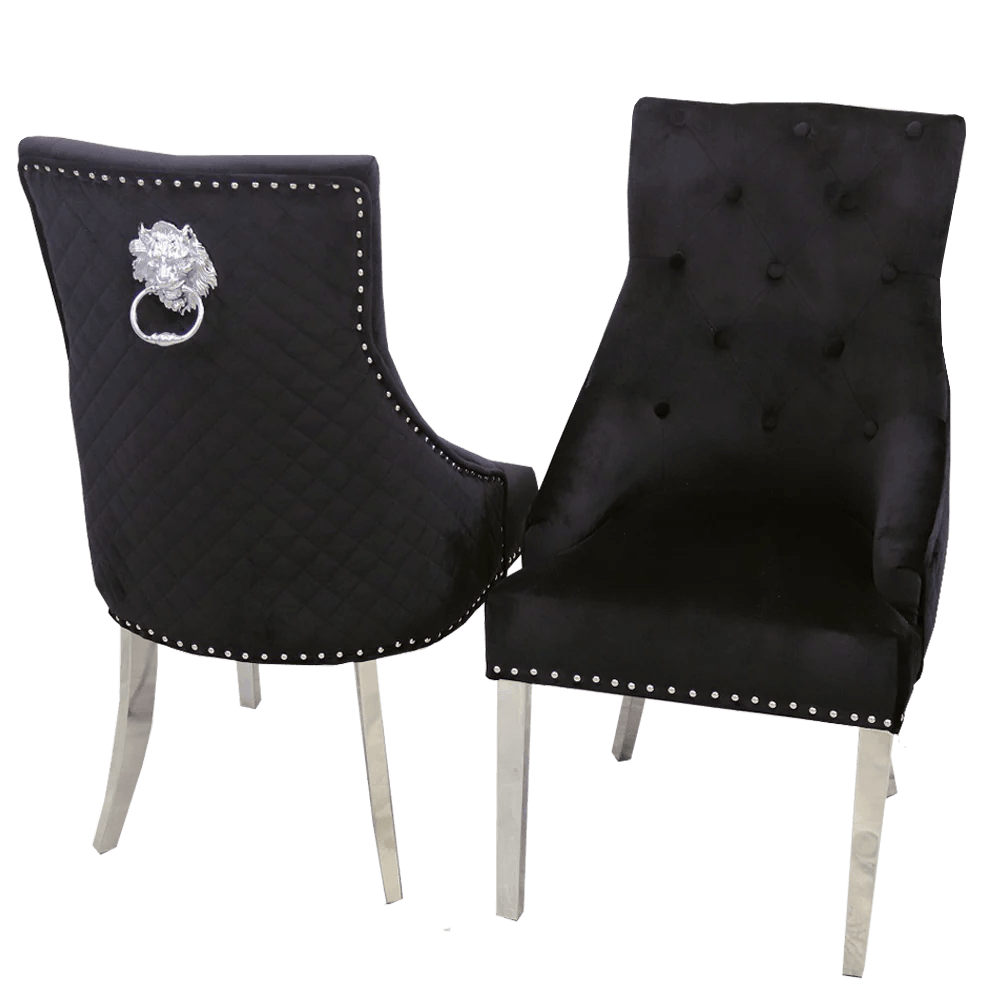Bentley Chrome Dining Chair - Furniture Local