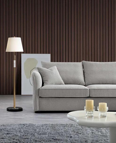 Aluxo Rubin Corner Chaise in Pebble Boucle Cream
