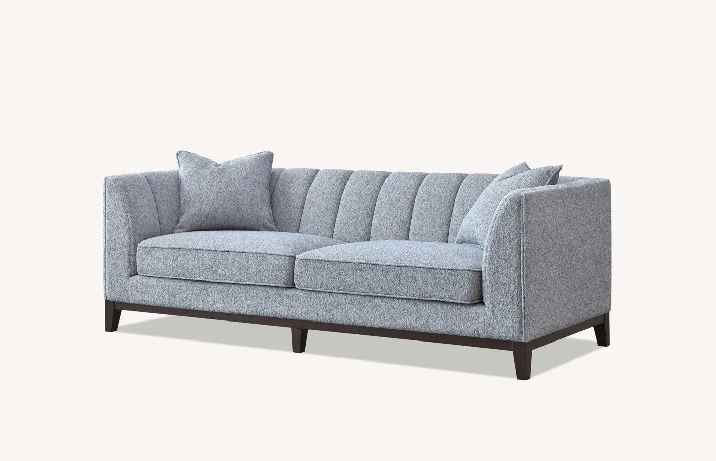 Aluxo Cooper 3 Seater Sofa in Dolphin Boucle - Furniture Local