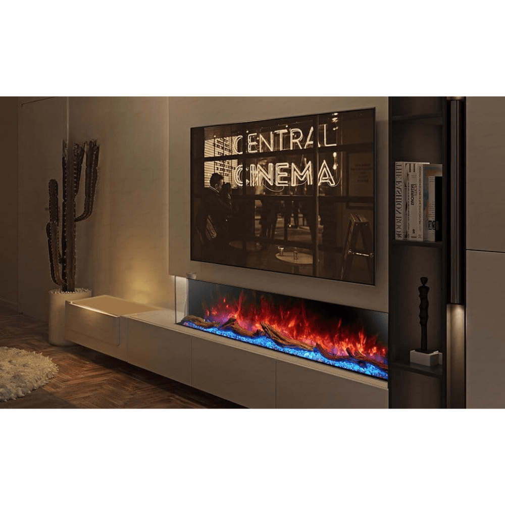 The Cullinan 50" 3D Widescreen Extra Deep 3 Sided Electric Fire UK