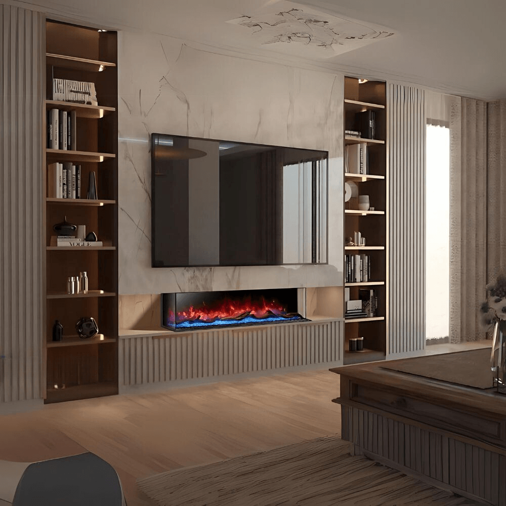 The Cullinan 50" 3D Widescreen Extra Deep 3 Sided Electric Fire