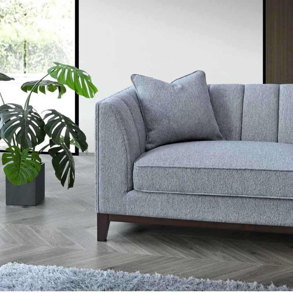 Aluxo Cooper 3 Seater Sofa in Dolphin Boucle - Furniture Local