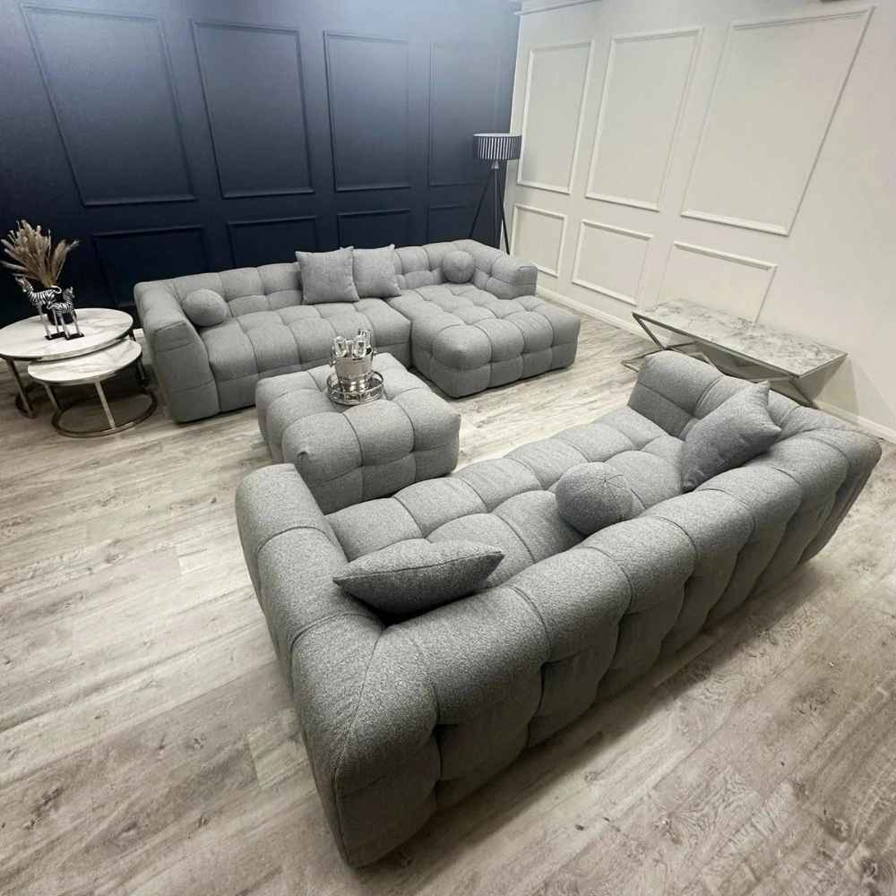 The Bubble Boucle Corner Sofa - Furniture Local