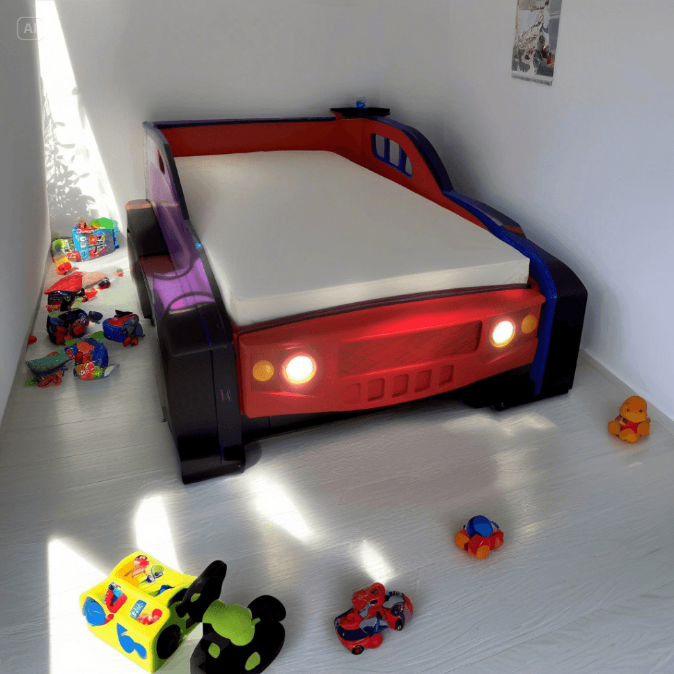 Speed Unlimited Jeep Double Layer Kids Bed