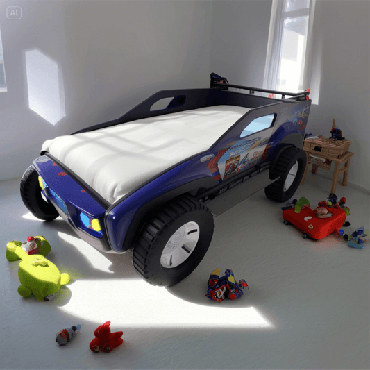 Speed Unlimited Jeep Double Layer Kids Bed