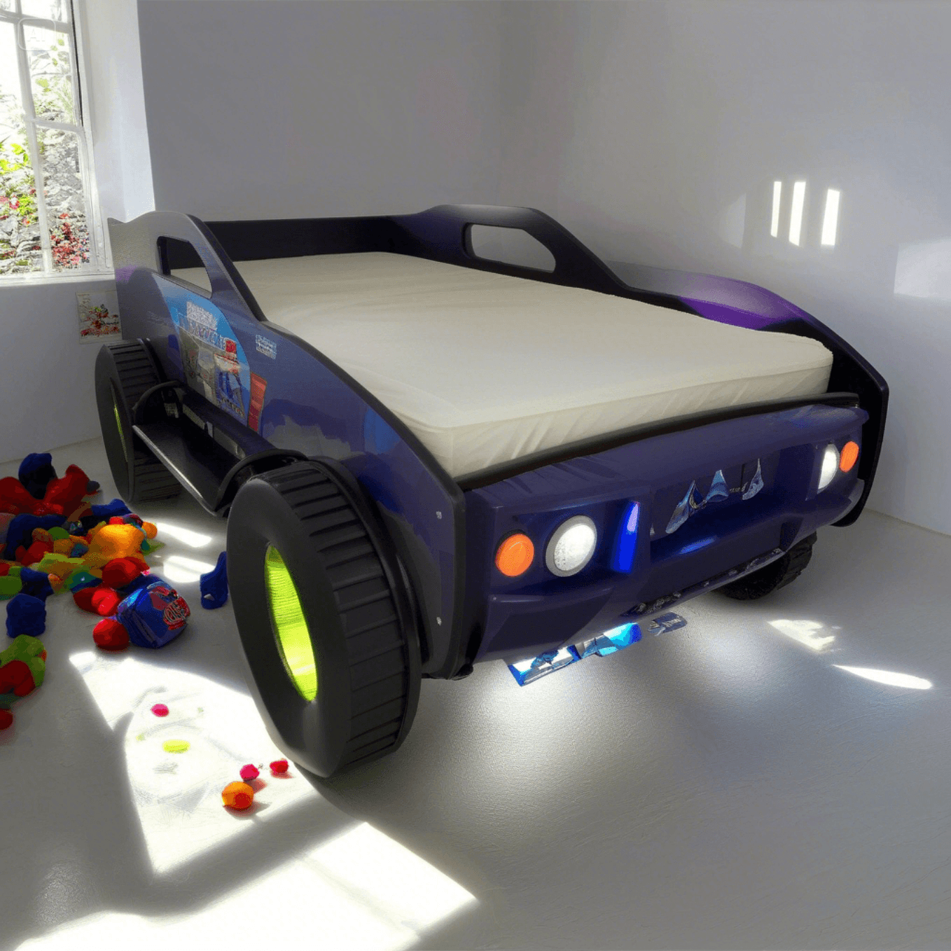 Speed Unlimited Jeep Double Layer Kids Bed