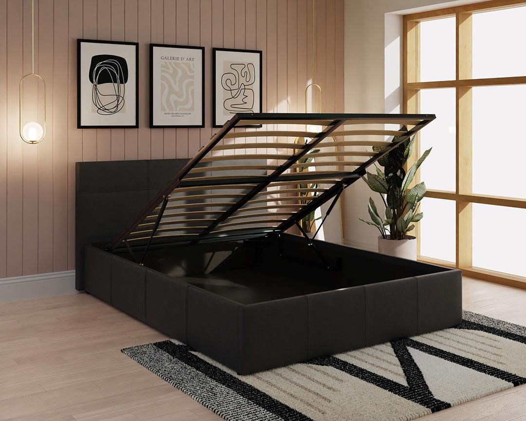 End Lift Ottoman Bed