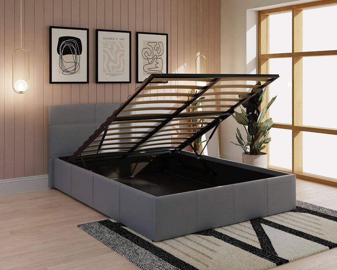 End Lift Ottoman Bed