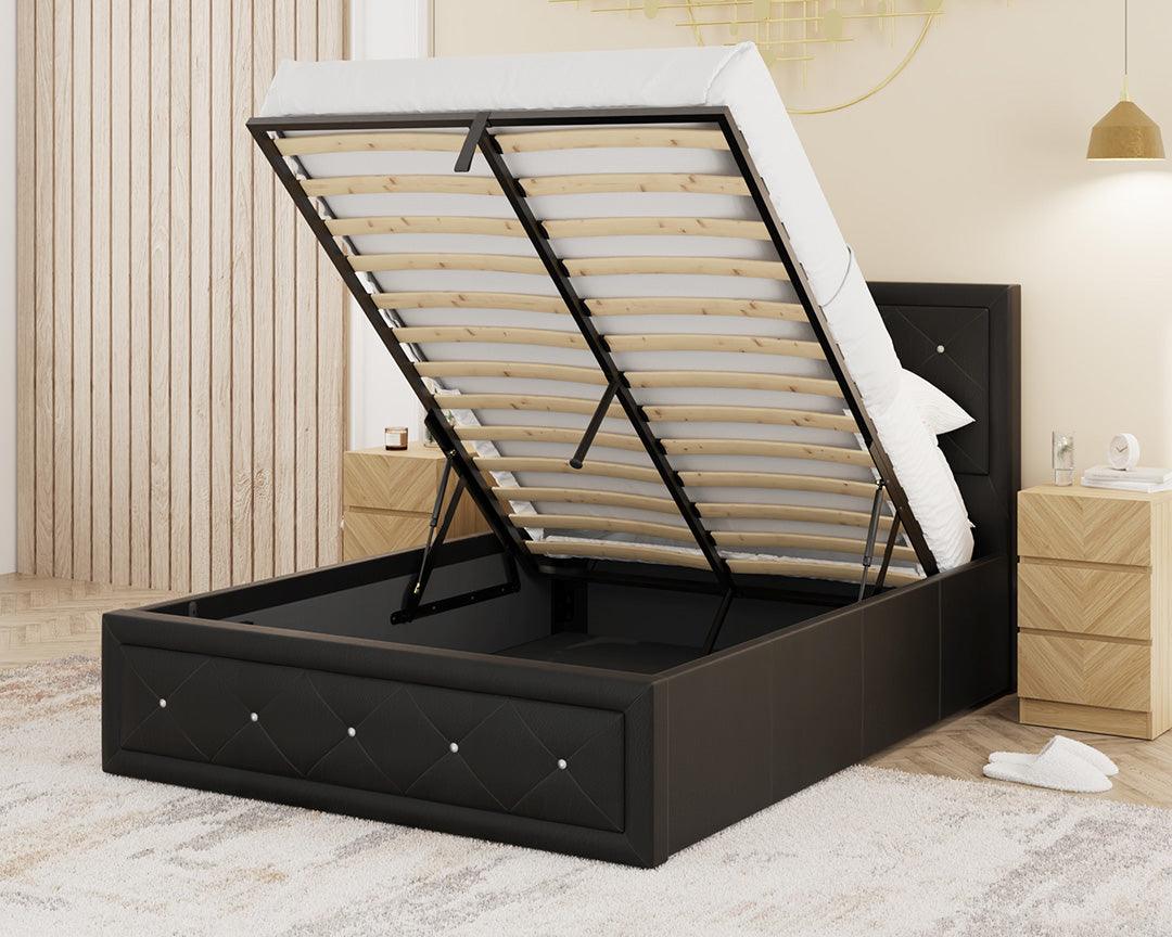 Hollywood Gas Lift Storage Bed