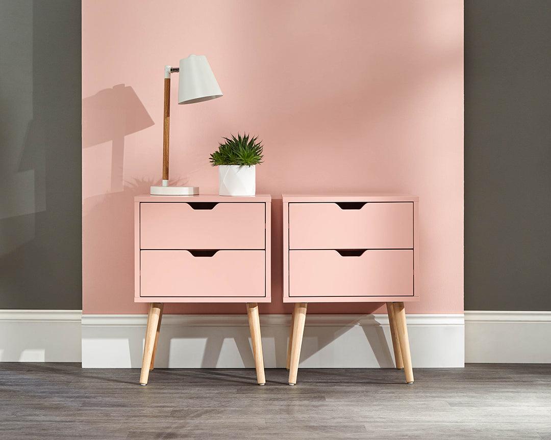 Nyborg 2 Drawer Bedside UK