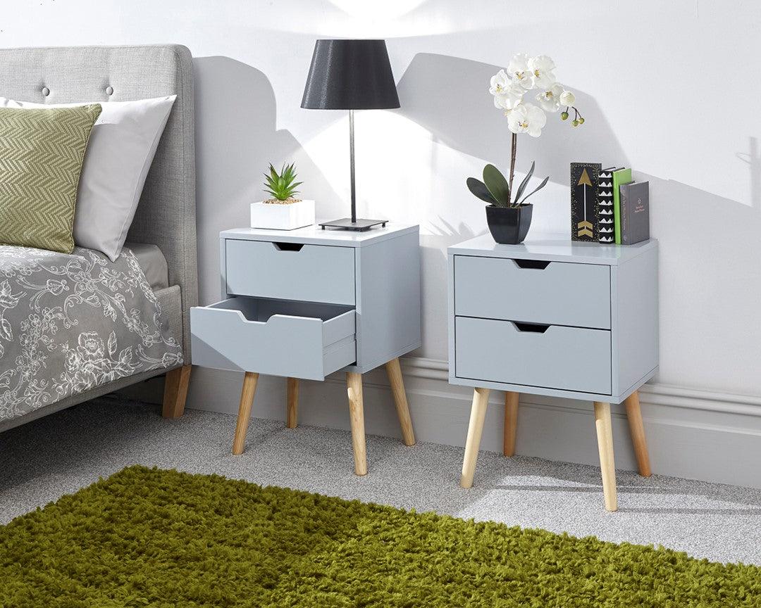 Nyborg 2 Drawer Bedside