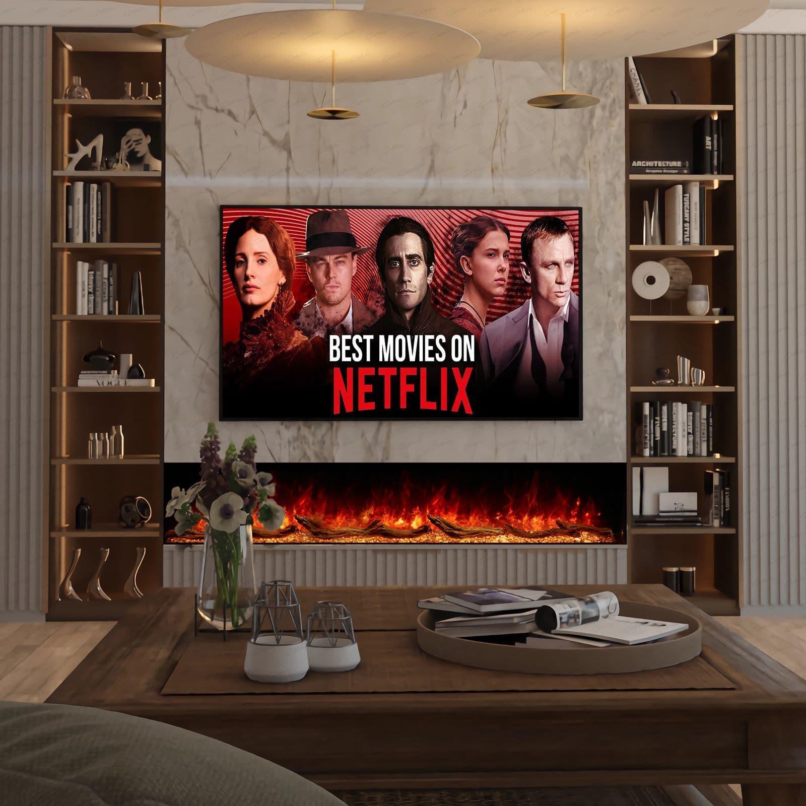 The Cullinan 71" 3D Widescreen Extra Deep 3 Sided Electric Fire